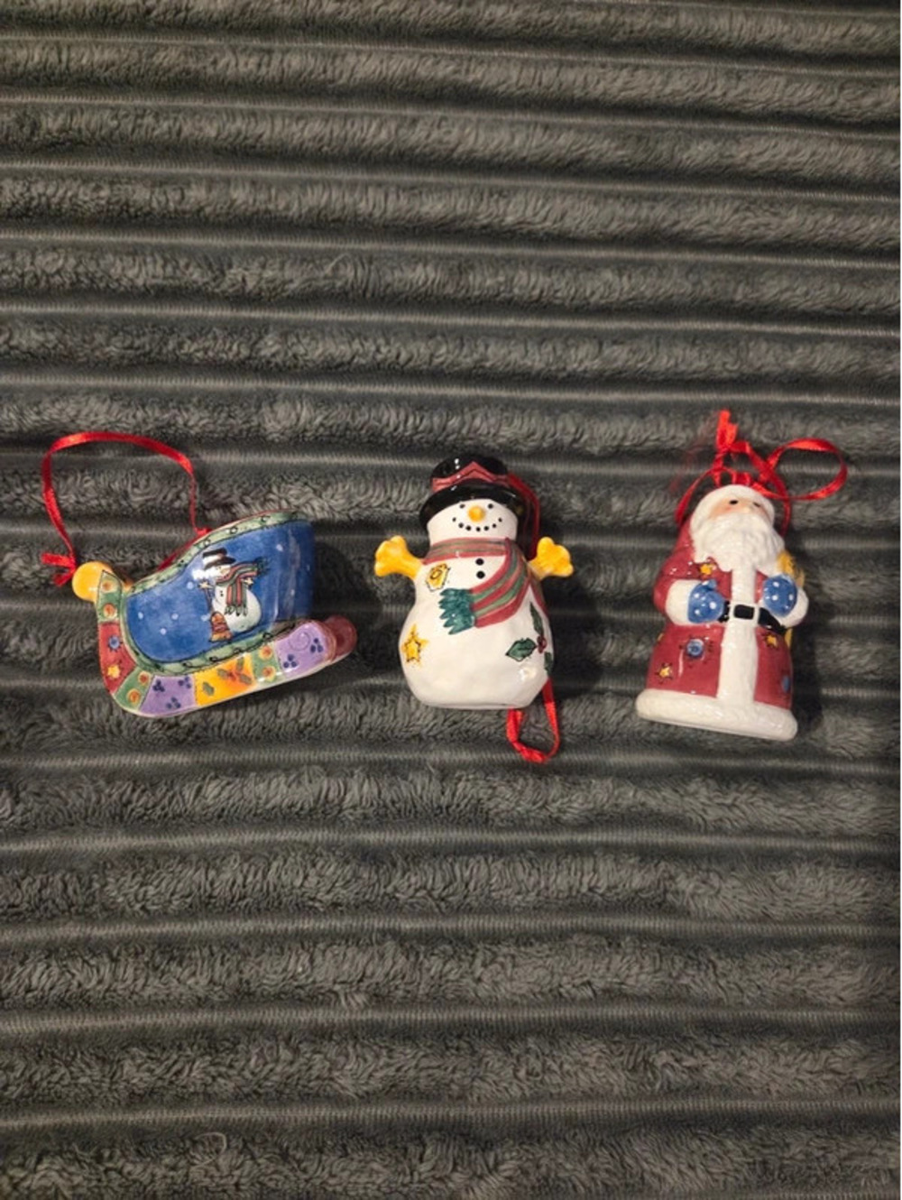 Vintage "Sweet Shoppe" Christmas ornaments